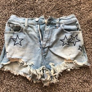 Size 0, Hollister shorts.